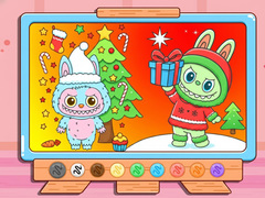 თამაშის Coloring Book: Christmas Labubu