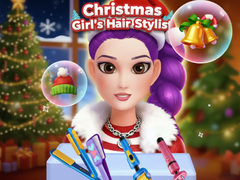 თამაშის Christmas Girl's Hair Stylist