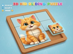 თამაშის 3D Kid Sliding Puzzle