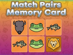თამაშის Match Pairs Memory Card