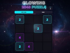 თამაშის Glowing 2048 Puzzle