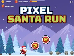 თამაშის Pixel Santa Run