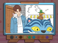 თამაშის Coloring Book: Kpop Jinu & Blue Tiger