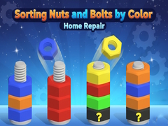 თამაშის Sorting Nuts and Bolts by Color: Home Repair