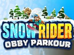 თამაშის Snow Rider Obby Parkour