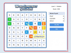 თამაშის Word Construct Solitaire