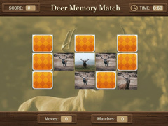 თამაშის Deer Memory Match