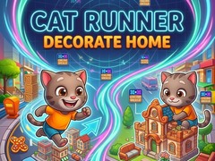 თამაშის Cat Runner Decorate Home