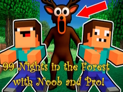 თამაშის 99 Nights in the Forest with Noob and Pro!