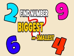 თამაშის Find Number Biggest and Smallest