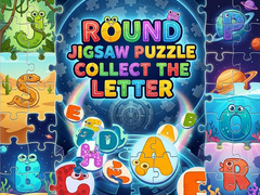 თამაშის Round Jigsaw Puzzle - Collect the Letter
