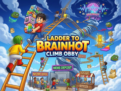 თამაშის Ladder to Brainhot: Climb Obby