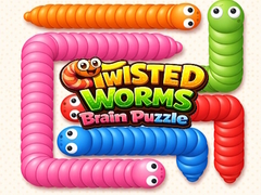 თამაშის Twisted worms Brain Puzzle