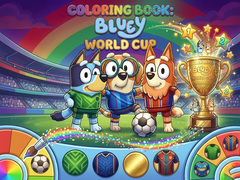 თამაშის Coloring Book: Bluey World Cup
