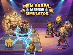 თამაშის Mem Brawl: Merge Simulator