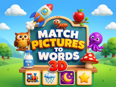 თამაშის Match Pictures to Words 3D