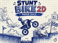 თამაშის Stunt Bike 2D Paper Race