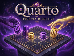 თამაშის Quarto Four Traits One Line