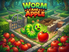 თამაშის Worm and Apple
