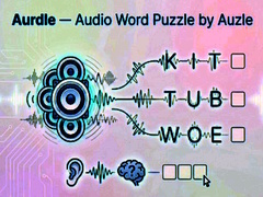 თამაშის Aurdle — Audio Word Puzzle by Auzle