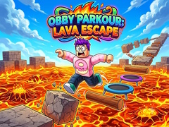 თამაშის Obby Parkour: Lava Escape