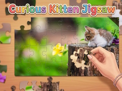 თამაშის Curious Kitten Jigsaw