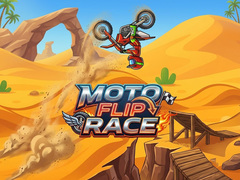 თამაშის Moto Flip Race
