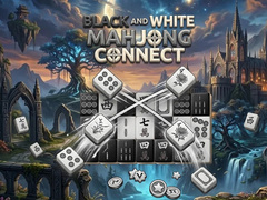 თამაშის Black and White Mahjong Connect