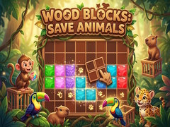 თამაშის Wood Blocks: Save Animals