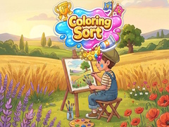 თამაშის Coloring Sort