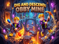 თამაშის Dig and Descend: Obby Mine