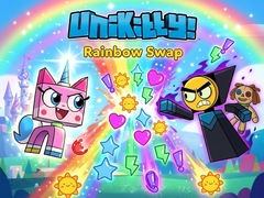 თამაშის Unikitty Rainbow Swap