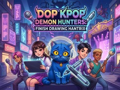 თამაშის DOP KPop Demon Hunters: Finish Drawing Hantrix
