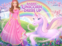 თამაშის Barbie unicorn dress up