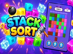 თამაშის Stack Sort 