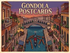 თამაშის Gondola Postcards