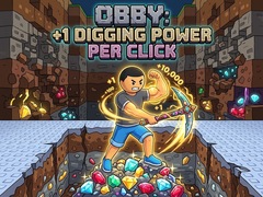 თამაშის Obby: +1 Digging Power per Click
