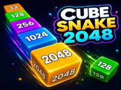 თამაშის Cube Snake 2048