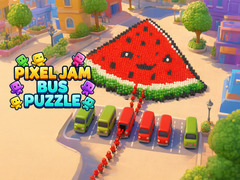 თამაშის Pixel Jam Bus Puzzle: Color Sort