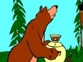 თამაშის Masha and the Bear: The tea from a samovar